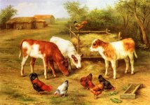 Hunt_Edgar_Calves_And_Chickens_Feeding_In_A_Farmyard.jpg